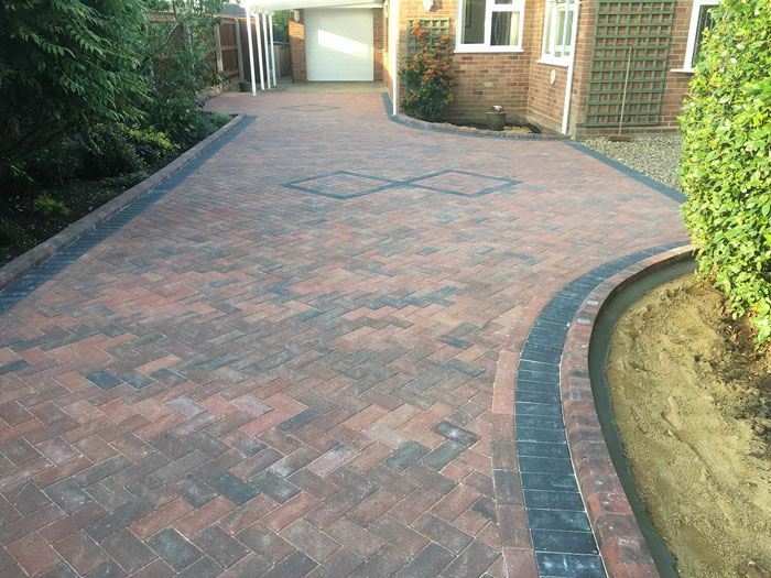 Blocked Paved Driveway in Altrincham